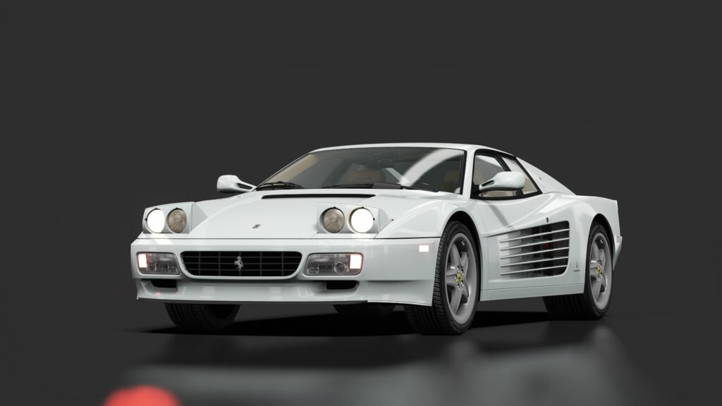 Ferrari 512 tr bianco