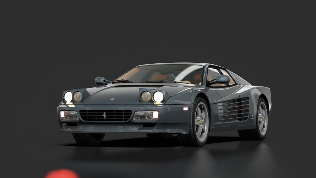 Ferrari 512 tr blu sera