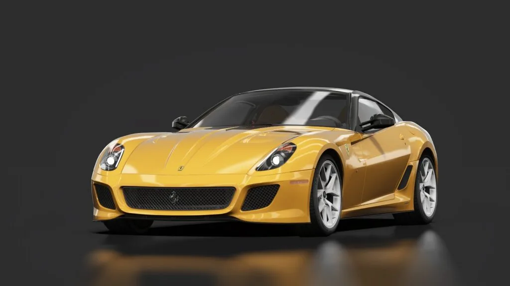 Ferrari 599 gto 01 giallo fly