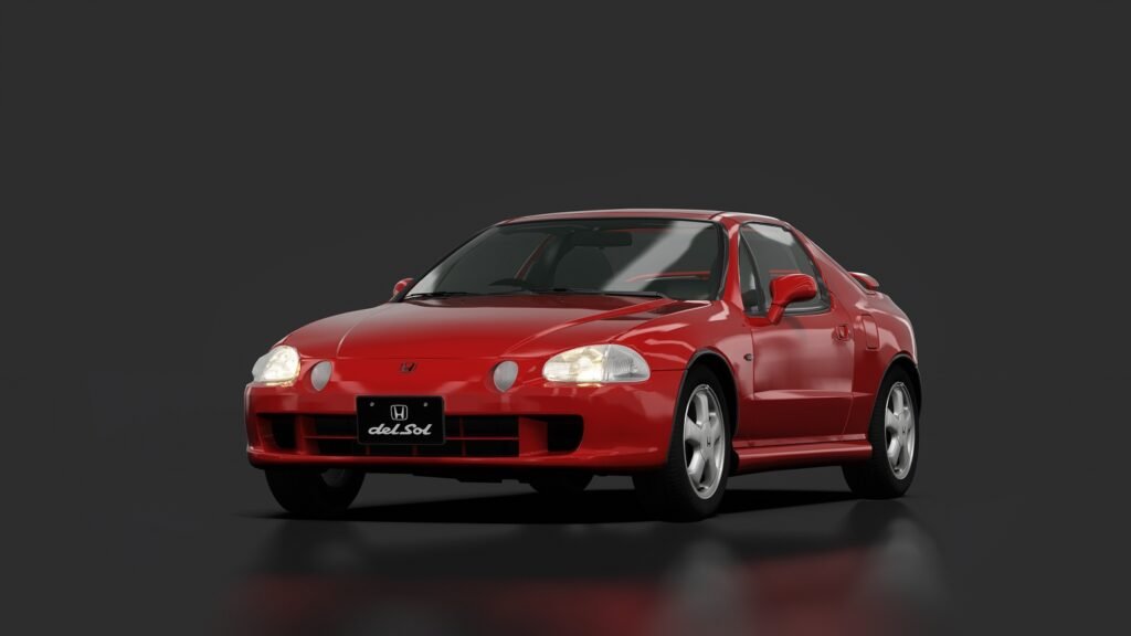 Honda cr x del sol '92 milano red