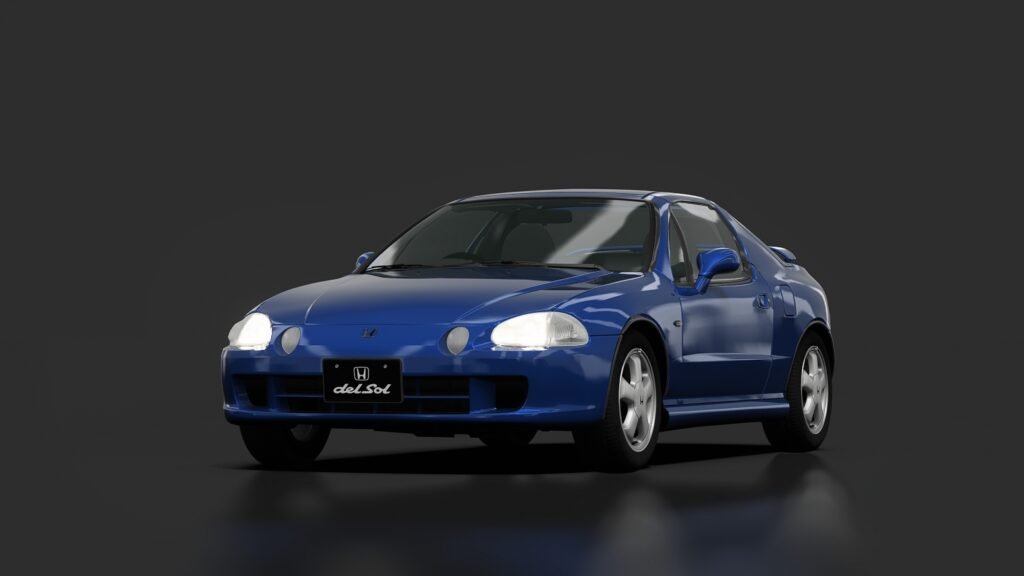 Honda cr x del sol '92 captiva blue pearl