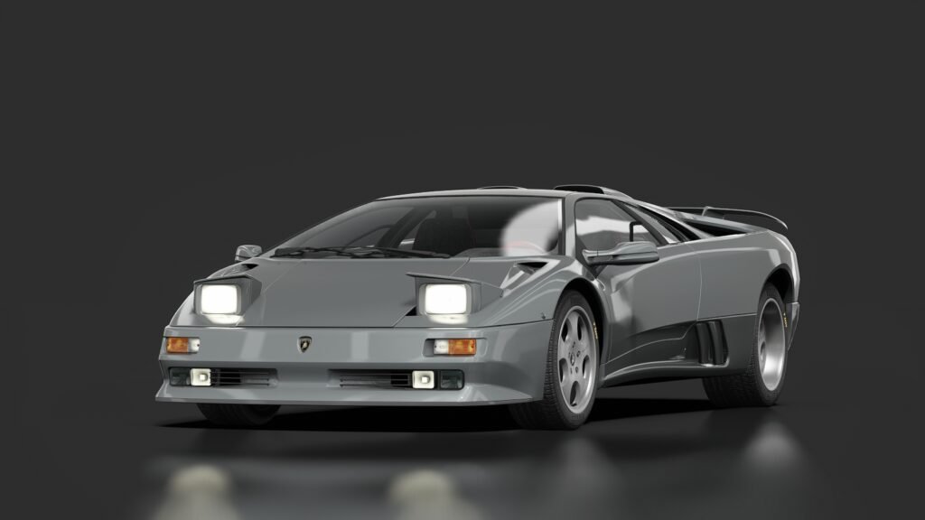 Lamborghini diablo se30 jota grigio oscuro