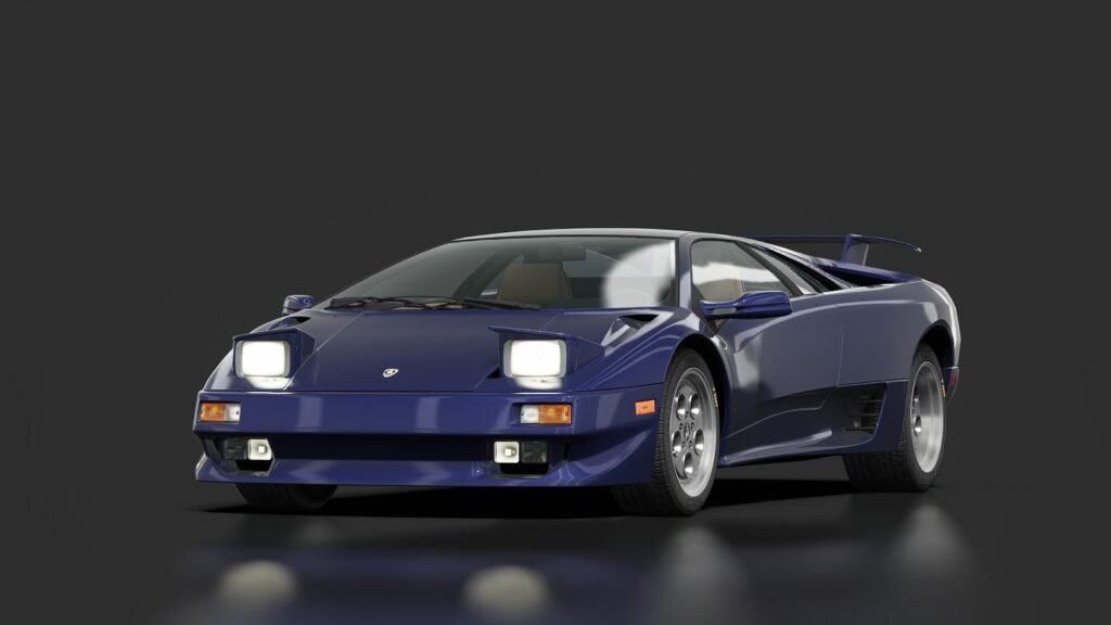 Lamborghini diablo vt blu oscuro