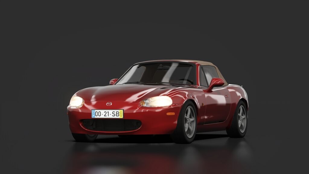 Mazda mx 5 1 01 classic red