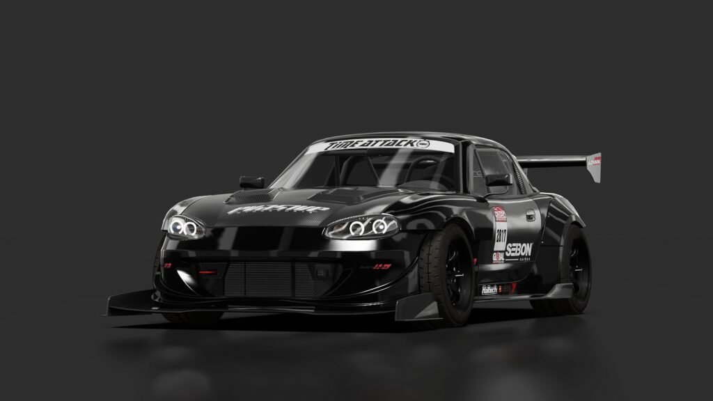 Mazda mx 5 nb time attack pib black