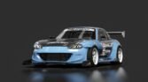 Mazda mx 5 nb time attack pib blue mica