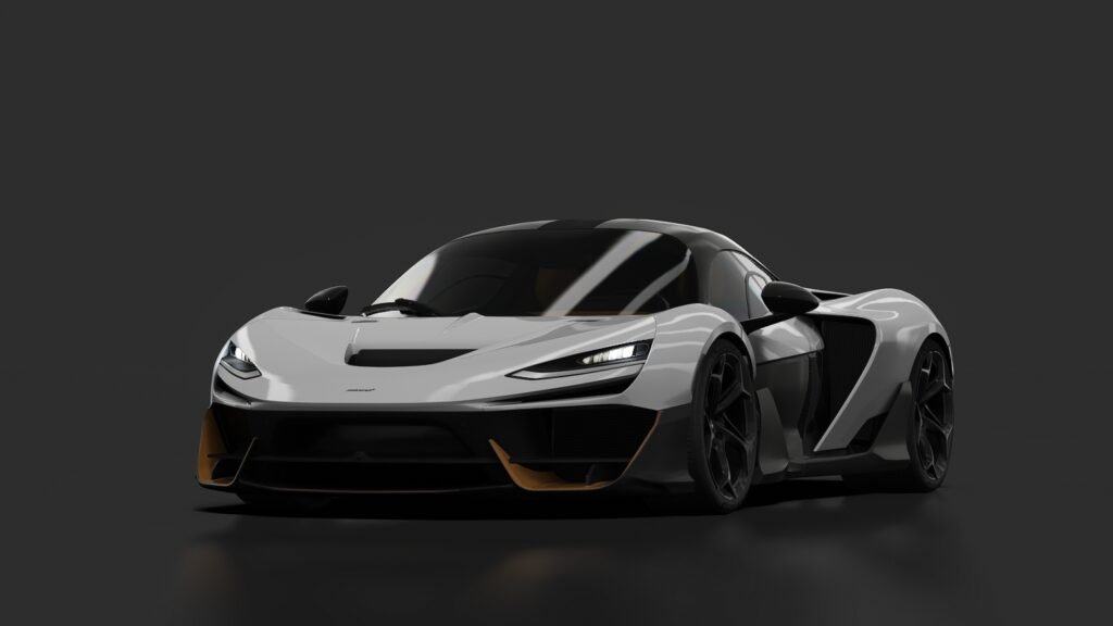 Mclaren w1 05 whiteorange