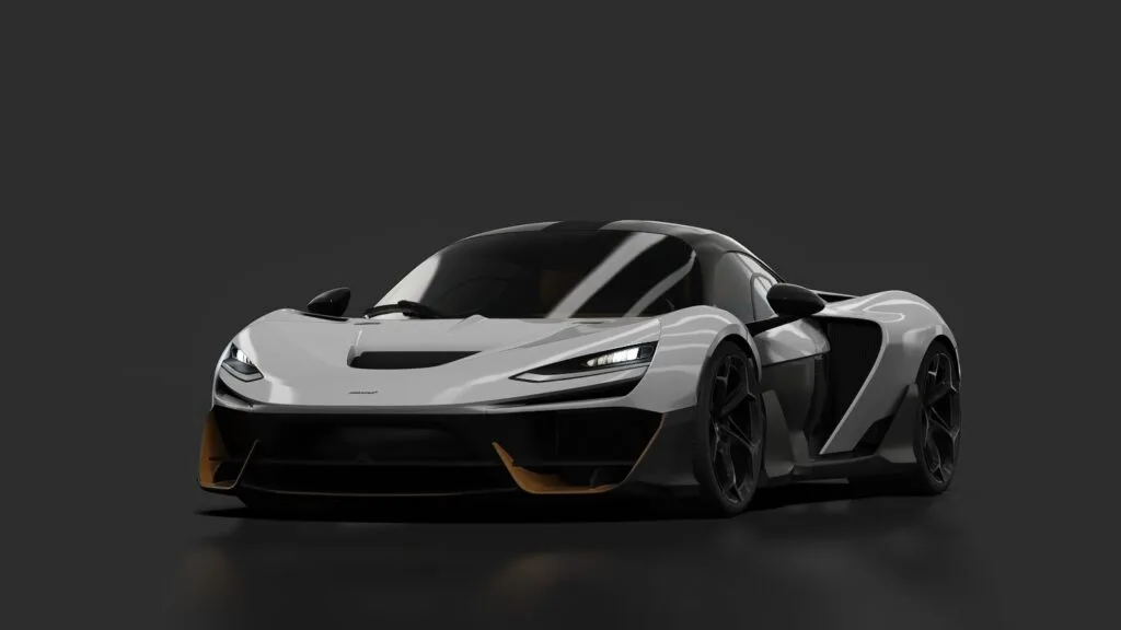 Mclaren w1 05 whiteorange