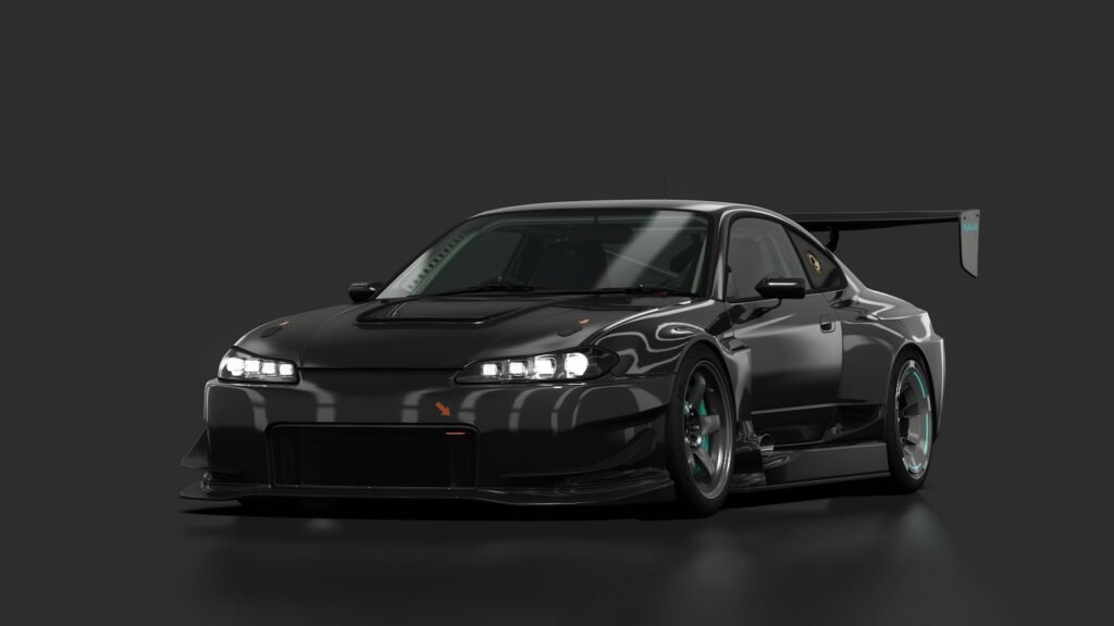 Nissan silvia s15 kaiju v8 hybrid 02 carbon