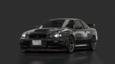 Nissan skyline gtr r34 j tune black pearl