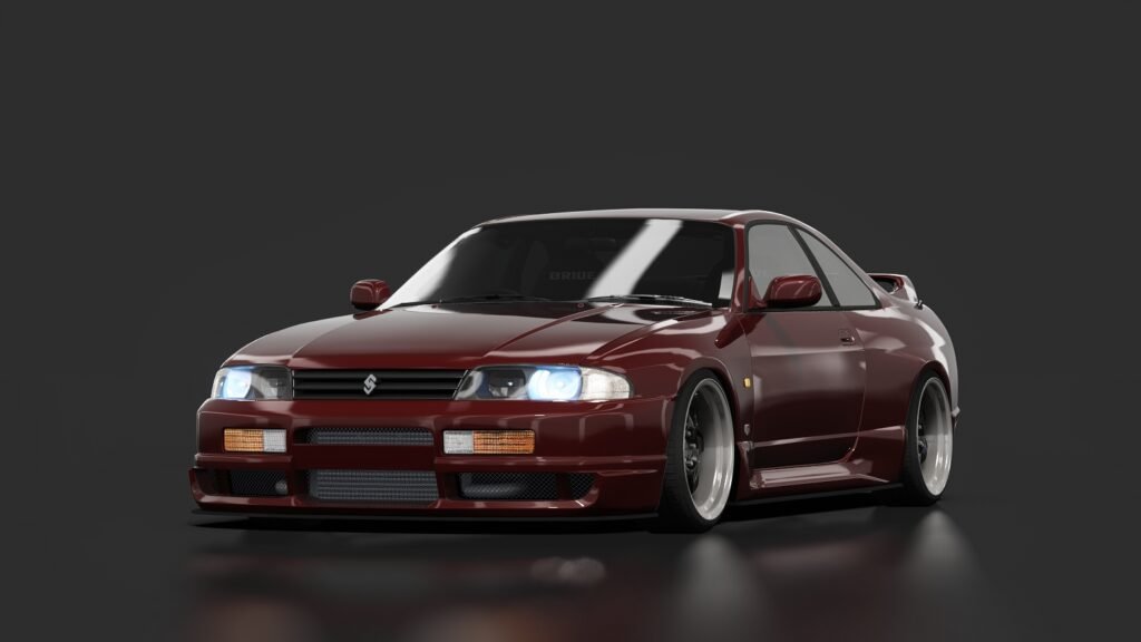 Nissan skyline gts t r33 0 jo red spec1