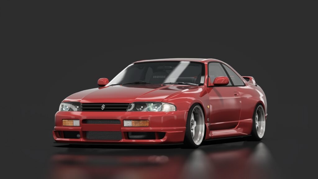 Nissan skyline gts t r33 active red
