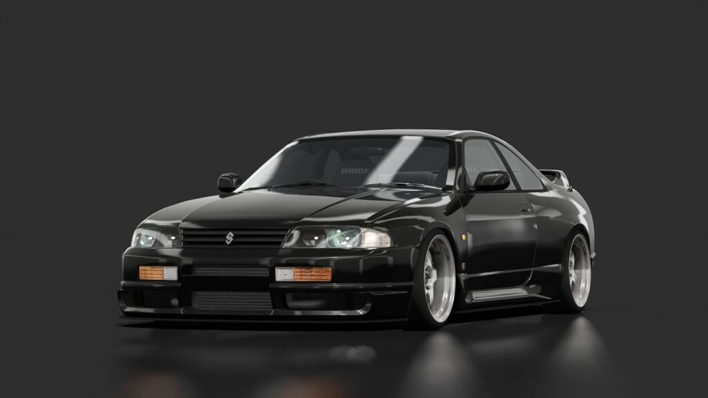 Nissan skyline gts t r33 black pearl