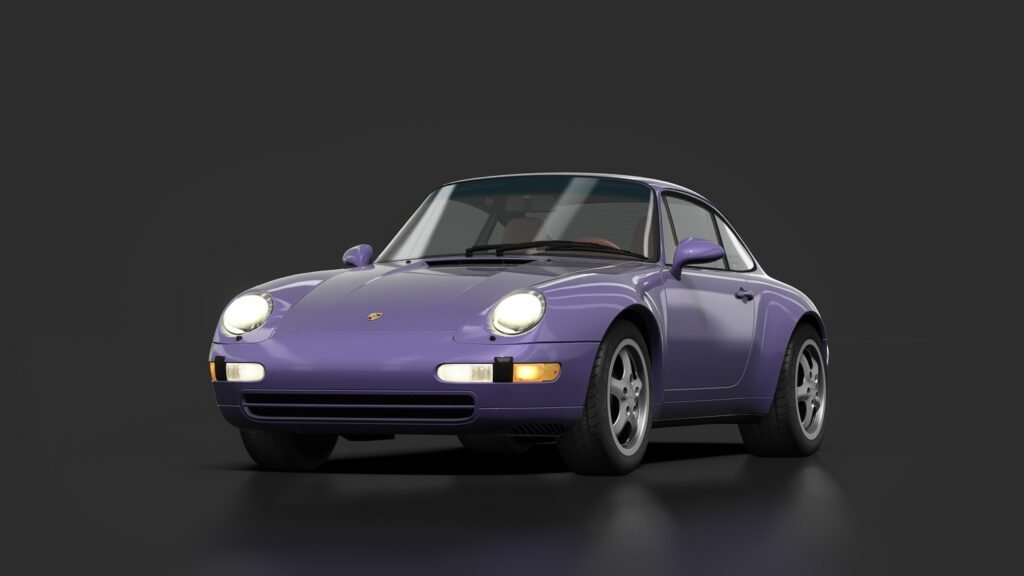 Porsche 911 (993) carrera 4 amaranth violet