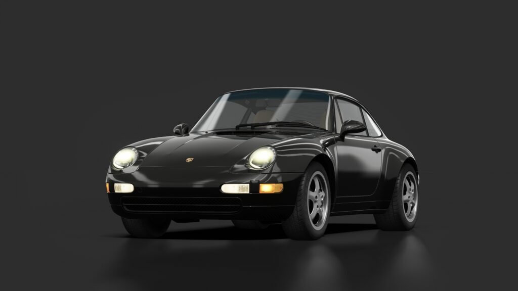 Porsche 911 (993) carrera 4 black