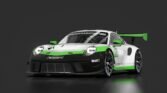 Porsche 911 gt3 r 2019 (991 2018 presentation livery