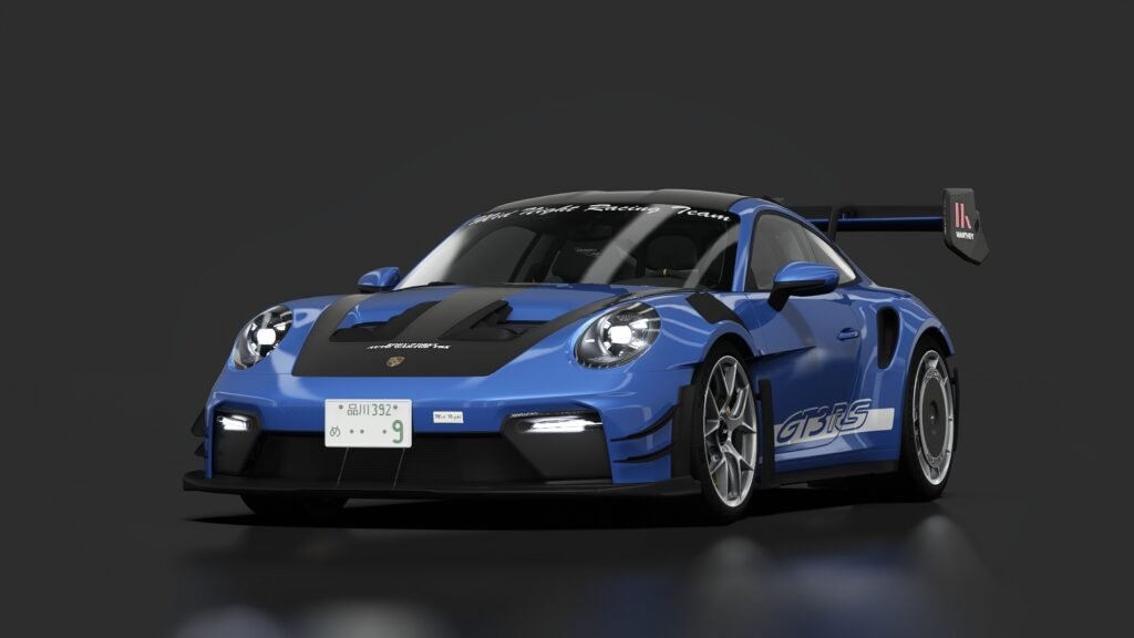 Porsche 911 gt3 rs (992 00 itsdraik 162 south sea blue metallic