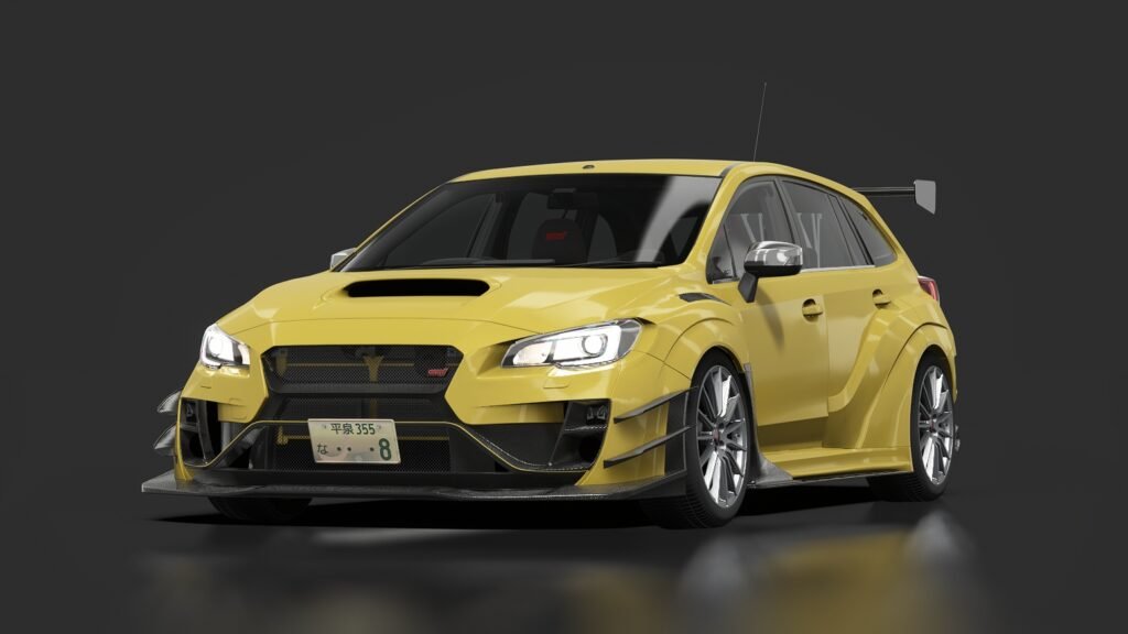 Subaru levorg varis widebody road just a yellow
