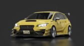 Subaru levorg varis widebody road just a yellow