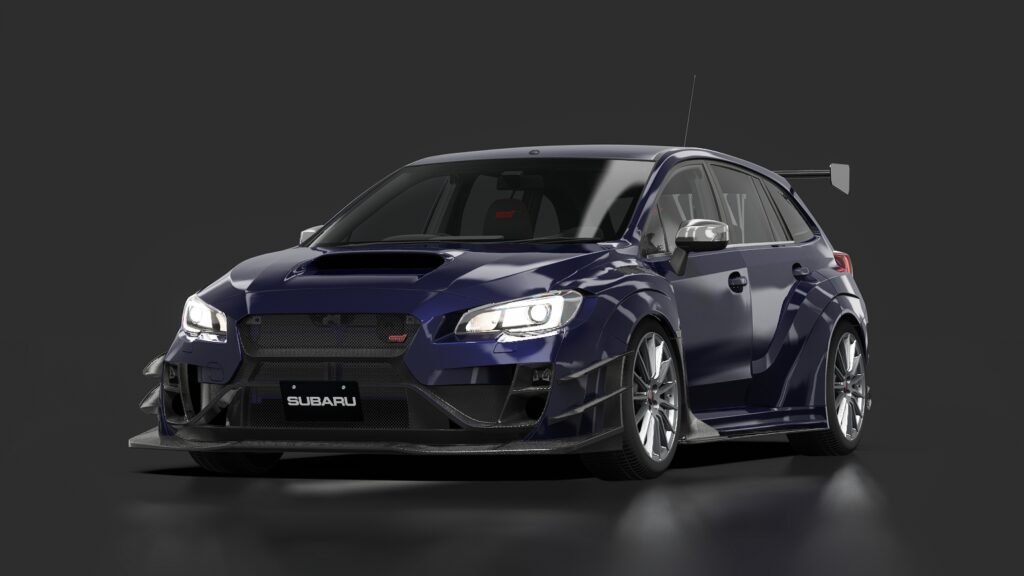 Subaru levorg varis widebody road lapis blue pearl