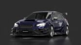 Subaru levorg varis widebody road lapis blue pearl
