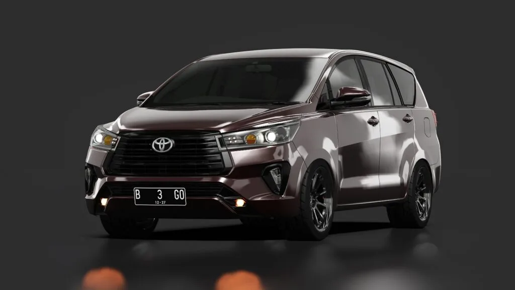 Toyota innova 2 dark red