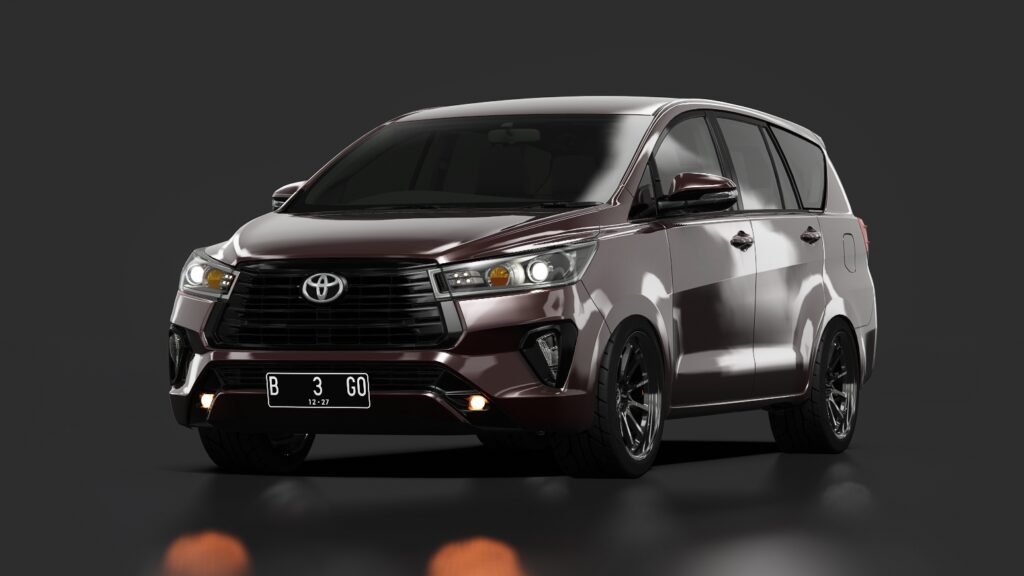 Toyota innova 2 dark red