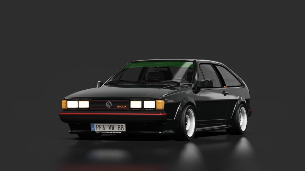 Volkswagen scirocco gtx 16v black 04i