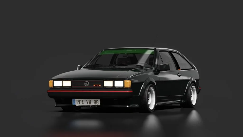 Volkswagen scirocco gtx 16v black 04i