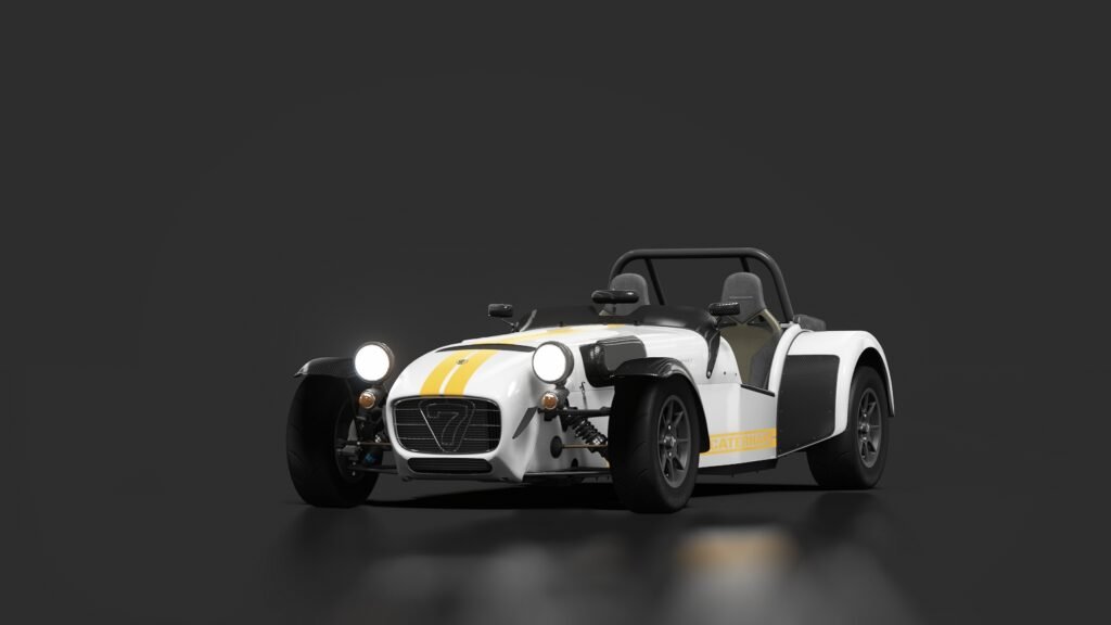 Caterham 7 superlight r500 00 white metallic