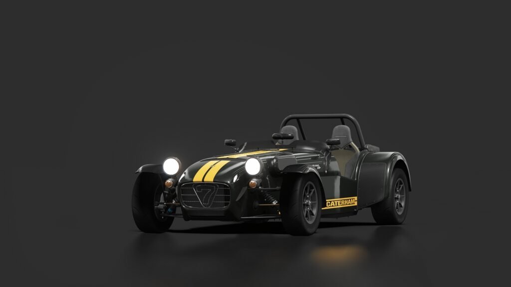 Caterham 7 superlight r500 black metallic