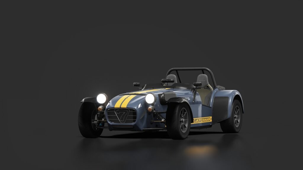 Caterham 7 superlight r500 blue metallic
