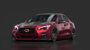 Infiniti Q50 Red Sport 2024 | SWRVN ’24