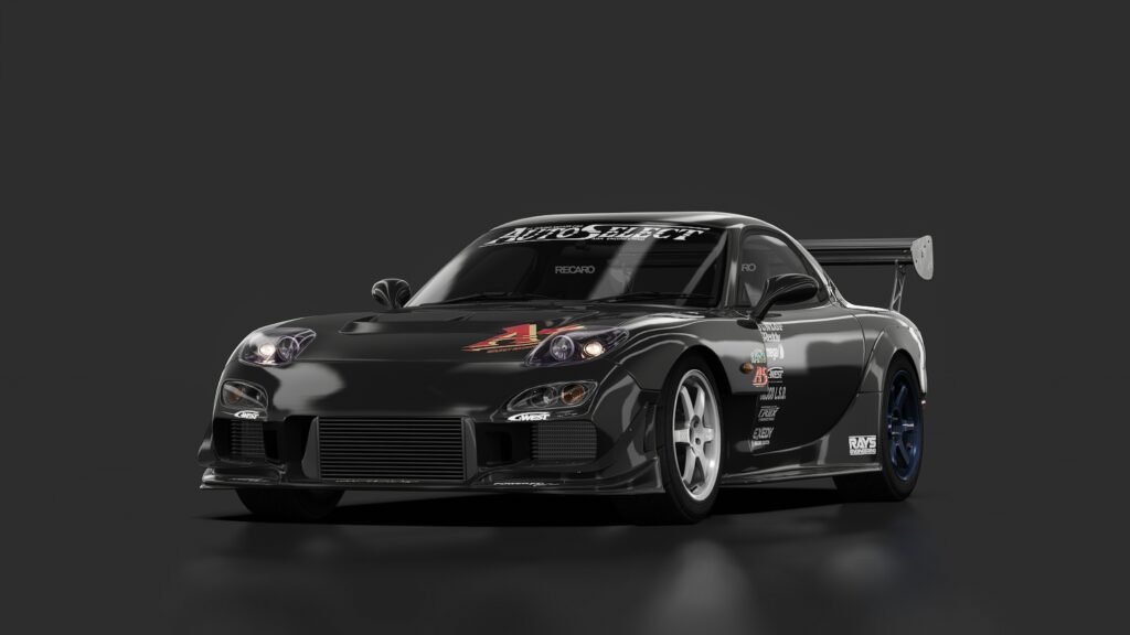 Mazda rx 7 fd3s black eagle 01 autoselect