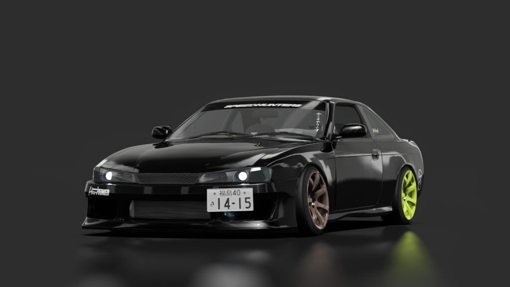 Nissan silvia s14 pib black