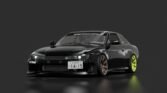 Nissan silvia s14 pib black