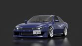 Nissan silvia s14 pib blue