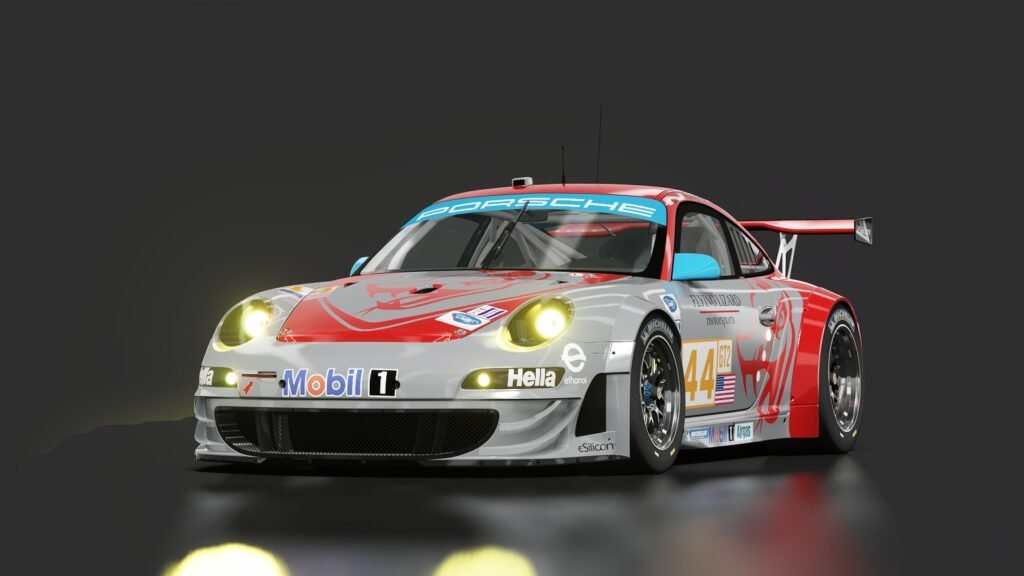 Porsche 911 rsr 997 2008 alms 44 s12h