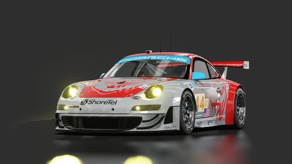 Porsche 911 rsr 997 2009 alms 44