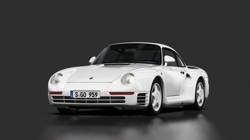 Porsche 959 c13 00 grand prix white