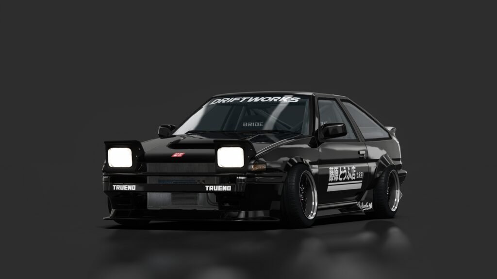 Toyota ae86 pib black