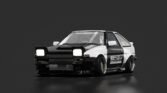 Toyota ae86 pib white